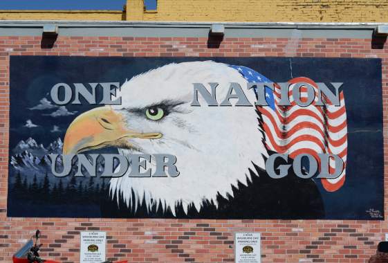 "The Patriot" Mural by Mike Rickard