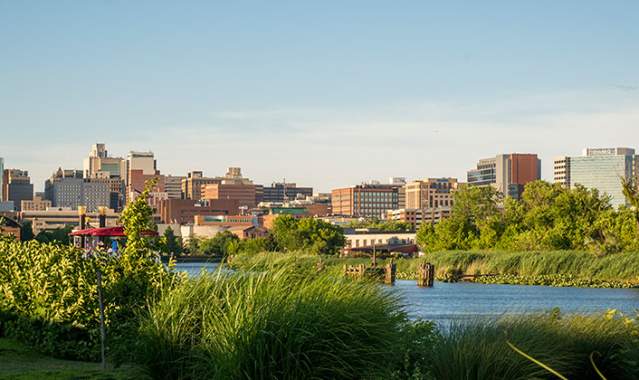City View from the Wilmington, Delaware Riverfront