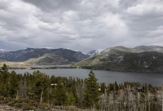 mountains and lake