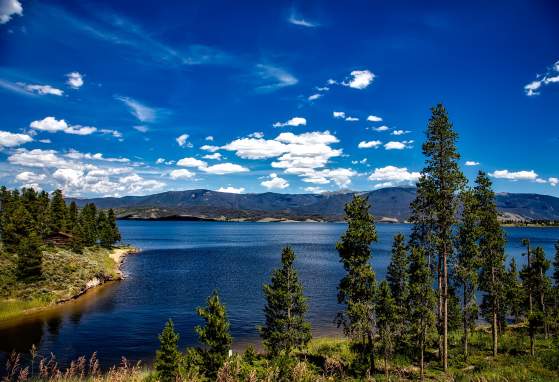 Lake Granby in the fall