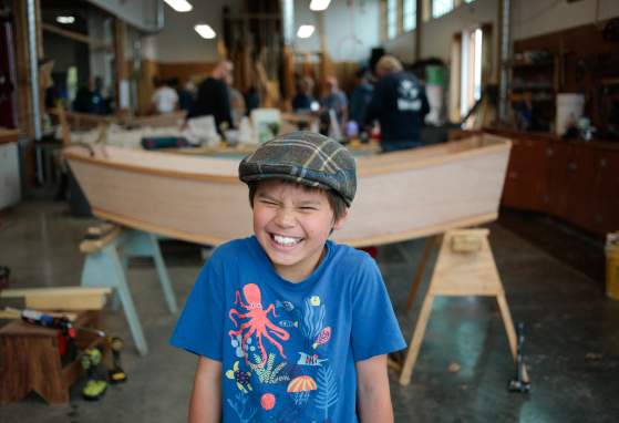 Family Boat Building Class