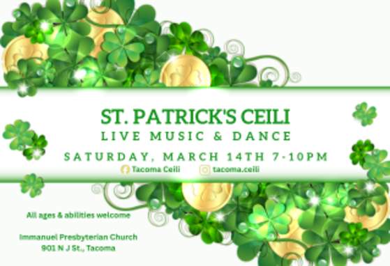 St Patrick's Live Music & Dance Sat 3/14