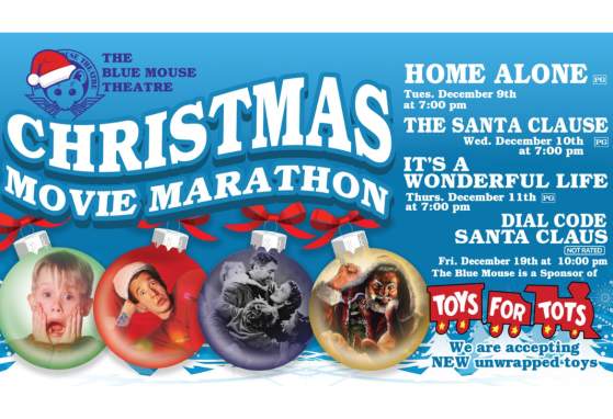 Christmas Movie Marathon at The Blue Mouse Theatre