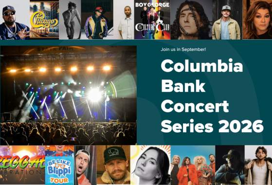 Washington State Fair Columbia Bank Concert Series 2026