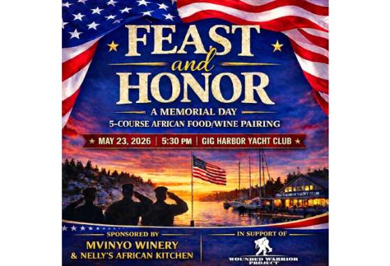 "FEAST AND HONOR" 5-Course African Food and Wine Pairing Event!