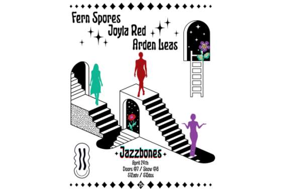 Fern Spores with Joyla Red and Arden Leas