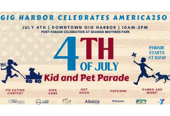 Gig Harbor Celebrates: America 250 Kid and Pet Parade