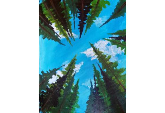 Artvana Paint, Sip, Win a Trip at Campfire Coffee Tacoma