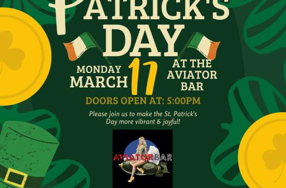 St. Patrick's Day Celebration Alley Bar | Aviator Bar