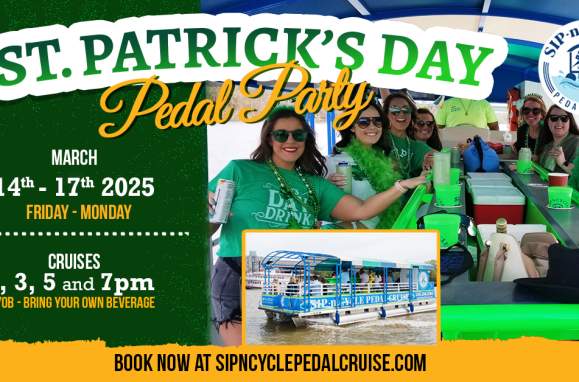 St. Patrick's Day Pedal Party
