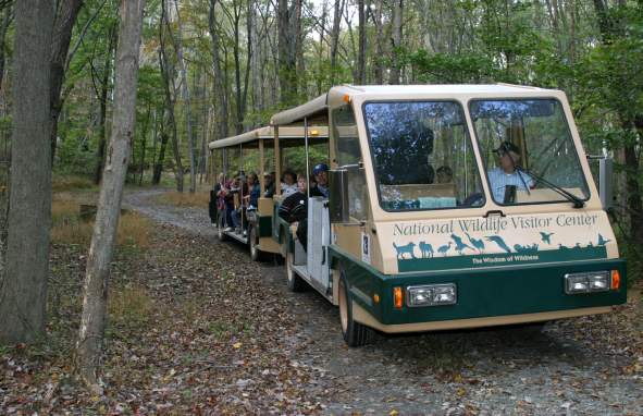 Guided tour through National Wildlife Visitor Center in Prince George's County