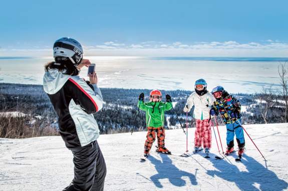 Family moments at the top at Lutsen Mountains by Per Breiehagen 2013 moresky sm