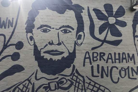 Painting of Abraham Lincoln