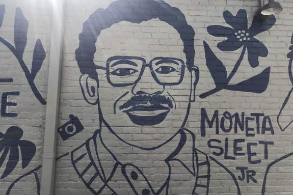 Painting of Moneta Sleet JR