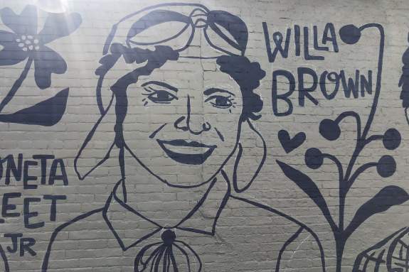 painting of Willa Brown