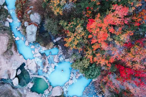 Fifth water Hot Springs Fall