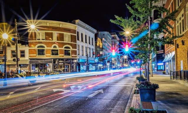 Covington, KY at Midnight