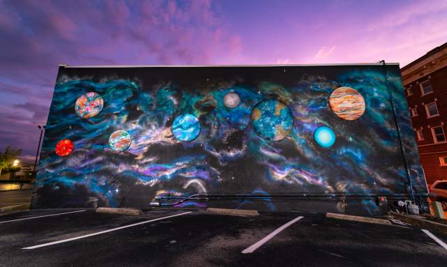 Celestial Symphony / Galactica mural - Jessie Andrews