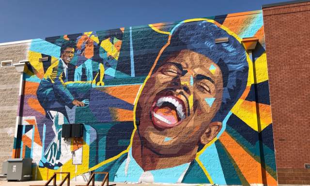 Little Richard Mural MidCity Logan Tanner