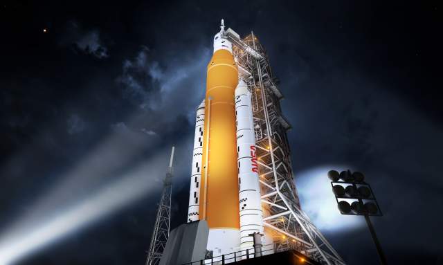 Artemis SLS Artist Rendition