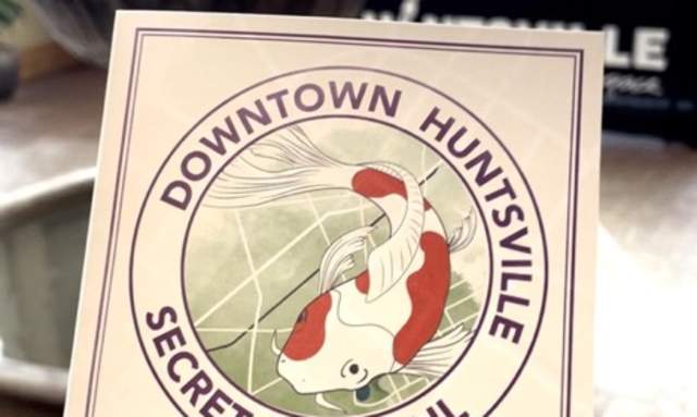 downtown secret art trail brochure