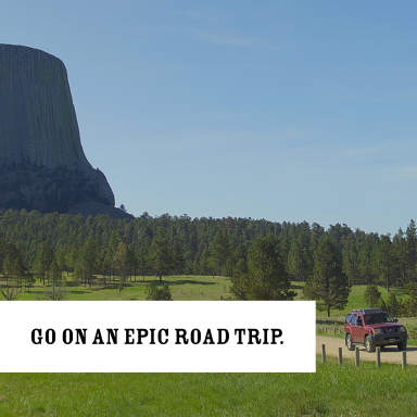 go on an epic road trip.