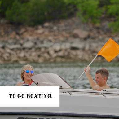 to go boating.