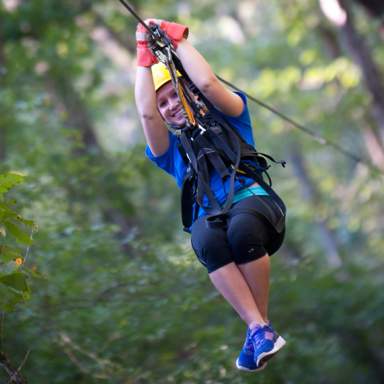 ZipQuest Waterfall and Treetop Adventure