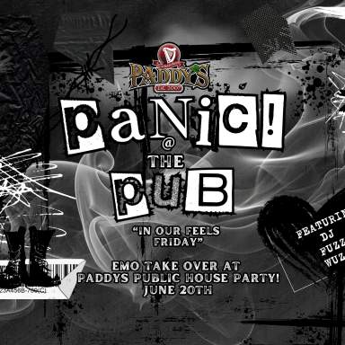 Panic in the Pub &#8211; EMO Night