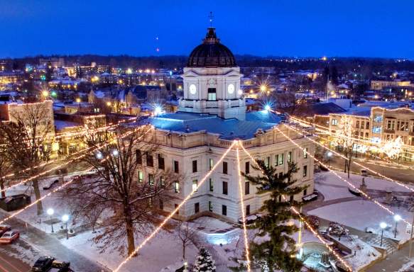 Downtown Square during winter