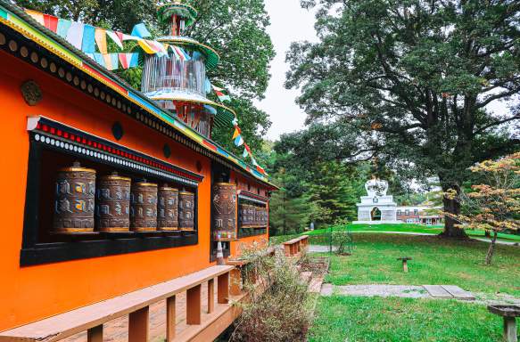 Two cultural structures on the TMBCC grounds