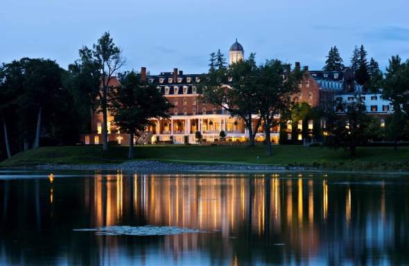 Otesaga at Night from water