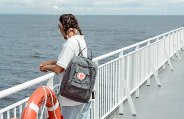 woman on ferry