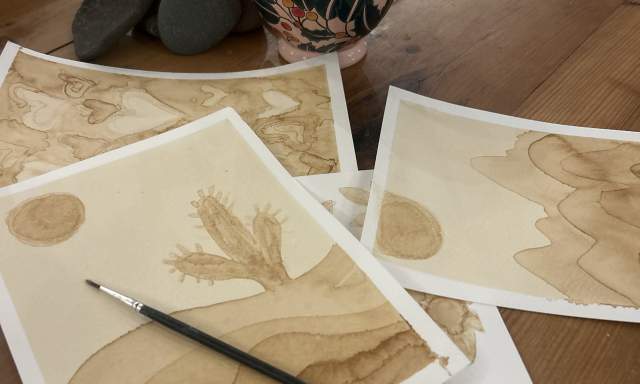 Paint with Coffee