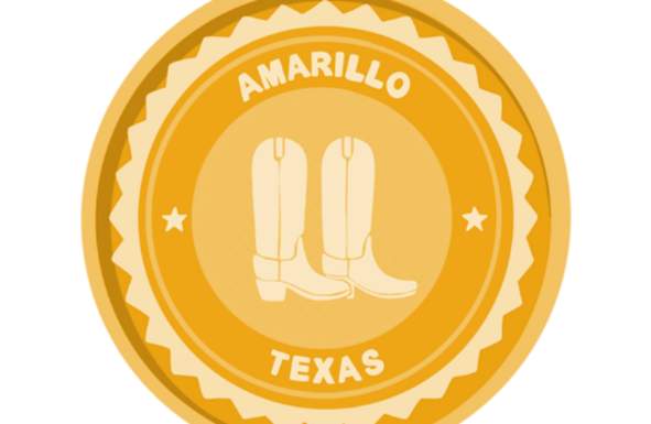 Amarillo coin from the TX Route 66 Passport Program