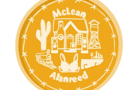 Mclean/Alanreed Coin from the TX Route 66 Passport Program
