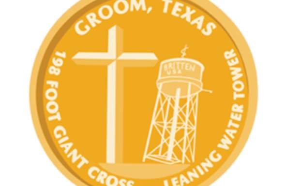 Groom coin from the TX Route 66 Passport Program