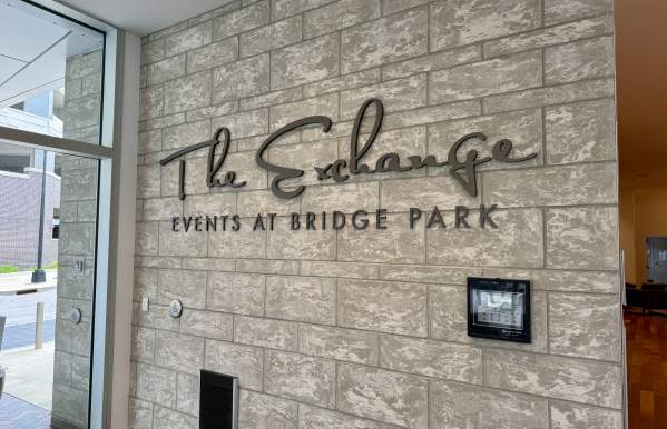 The Exchange sign