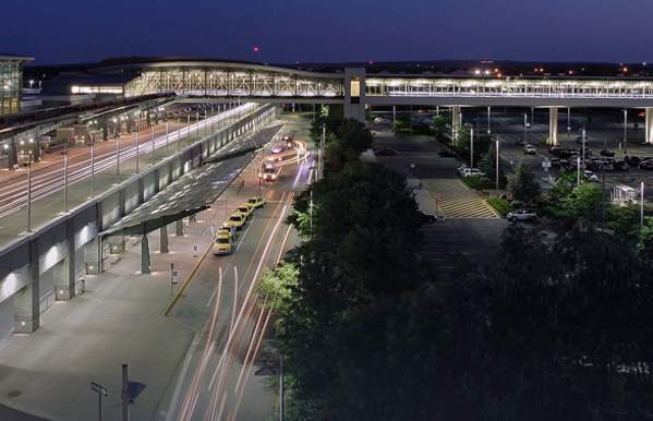 airport at night