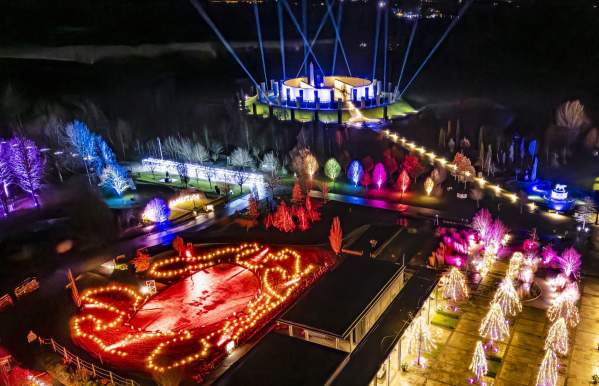 Christmas Lights Trails in Staffordshire