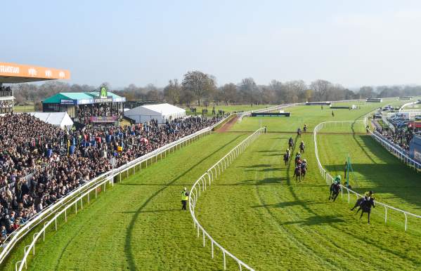 Uttoxeter Racecourse aerial shot