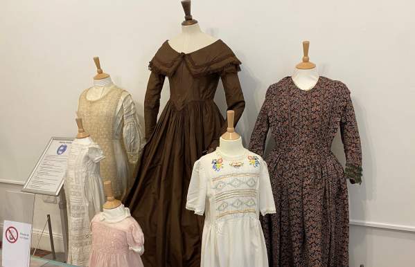 period costumes at Brampton Museum