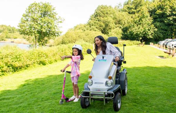 all terrain Mobility Scooter hire mother daughter