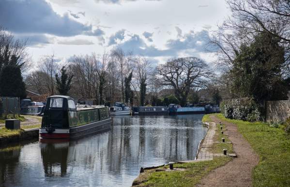 boat  on  canal  outdoor