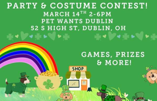 St Pawtrick’s Day Party & Costume Contest!