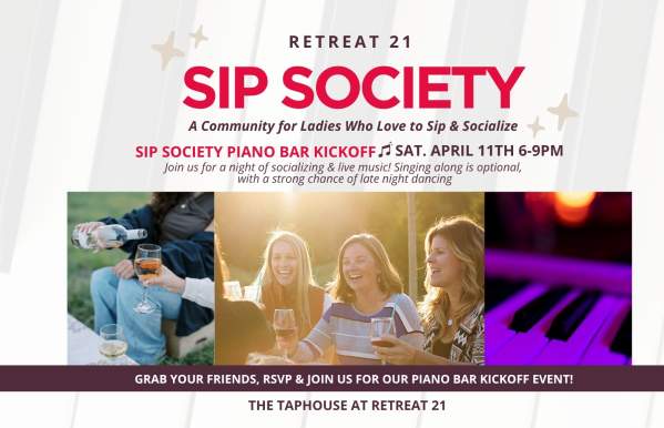 Sip Society Piano Bar Kickoff