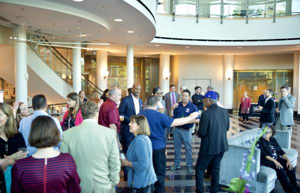 Group of people interacting