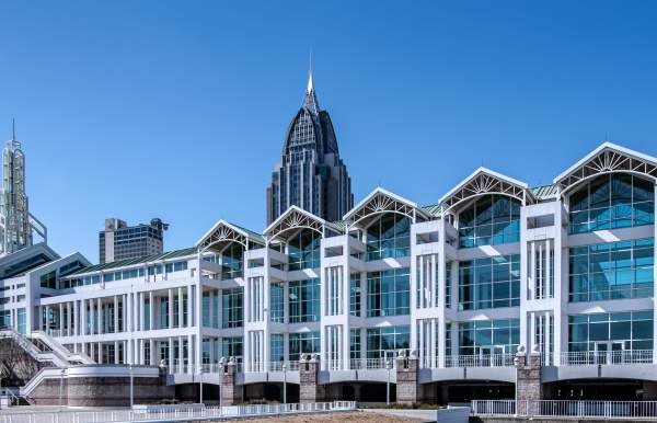 Waterfront view of the Convention Center