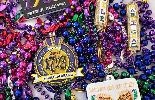 Onboard the new Mardi Gras train route from Mobile to Mississippi