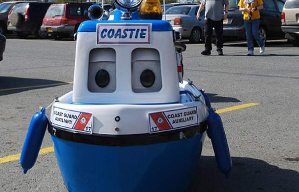 Coastie the Safety Boat at the Exploreum
